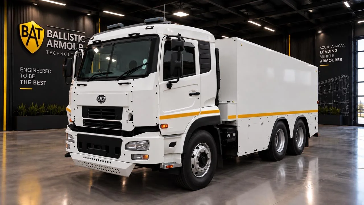 Hino 500 armoured valuables-in-transit truck